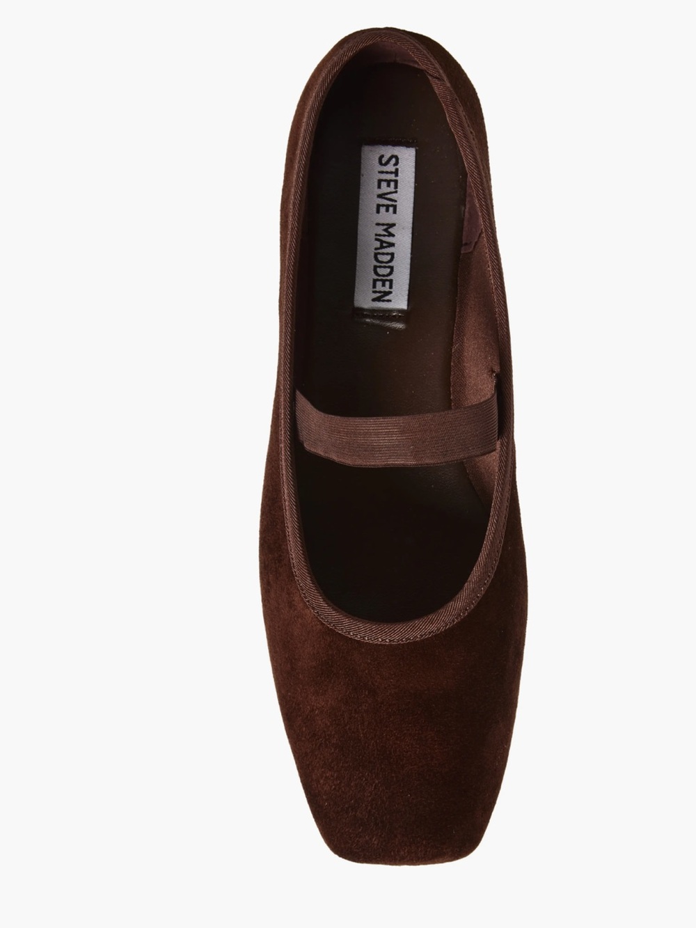 Steve Madden Brown Suede Reyana Mary Jane Ballet Flat size 8.5 new